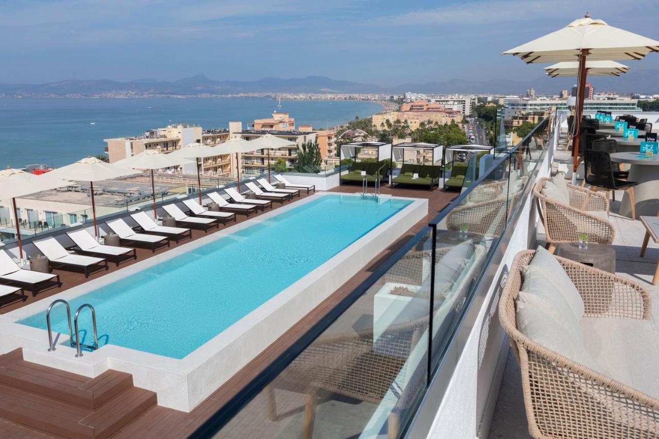 Hm Ayron Park - Adults Only Hotel Playa de Palma  Kültér fotó Rooftop pool at the hotel